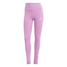 adidas ESSENTIALS HIGH-WAISTED LOGO LEGGINGS Tights Damen Preloved Purple