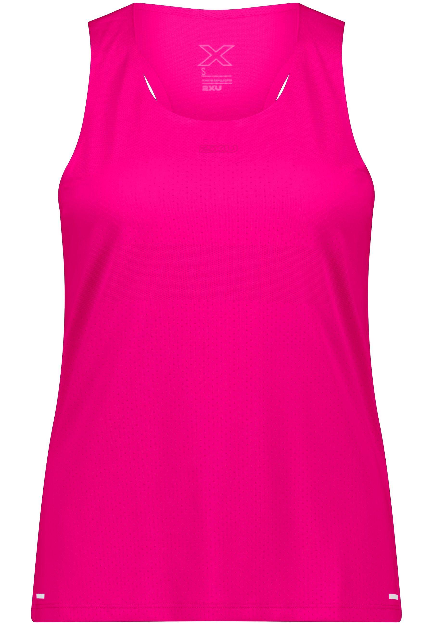 2XU Light Speed Tech Singlet Funktionsshirt Damen - fuchsia-fuchsia reflective