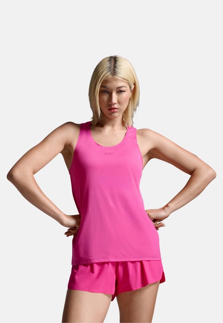 2XU 2XU Light Speed Tech Singlet Funktionsshirt Damen - fuchsia-fuchsia reflective - 0 | SportScheck