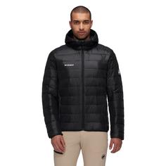 Rückansicht von Mammut Crag Hooded Kunstfaserjacke Herren black