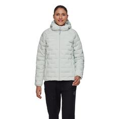 Rückansicht von Mammut Sender Hooded Kunstfaserjacke Damen silver sage