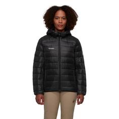 Rückansicht von Mammut Crag Hooded Kunstfaserjacke Damen black