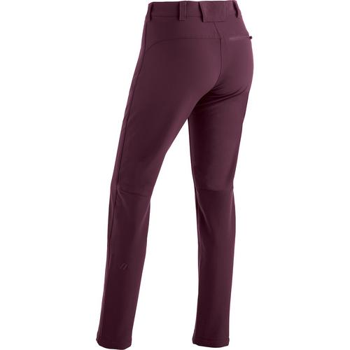 Rückansicht von Maier Sports Helga Trekkinghose Damen Lila4637