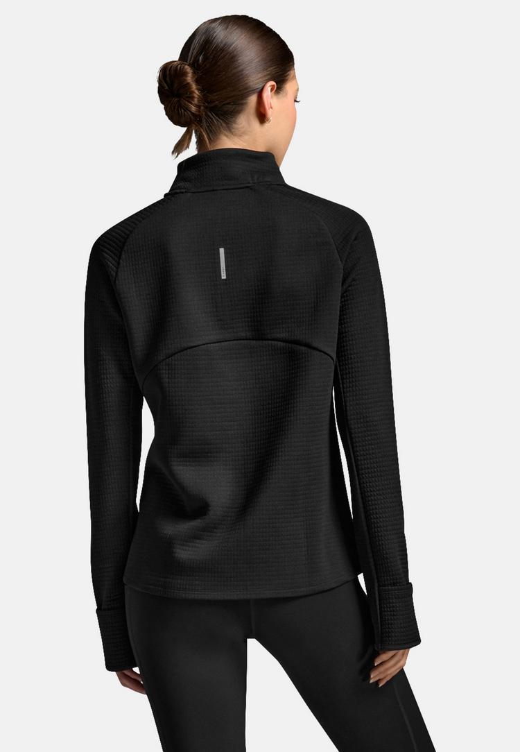 2XU 2XU Ignition Hyper-Haptic 1/4 Zip Funktionsshirt Damen - black-silver reflective - 2 | SportScheck