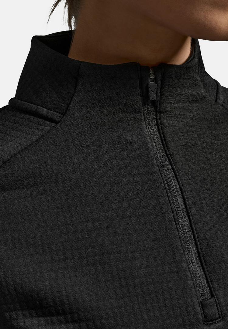 2XU 2XU Ignition Hyper-Haptic 1/4 Zip Funktionsshirt Damen - black-silver reflective - 5 | SportScheck