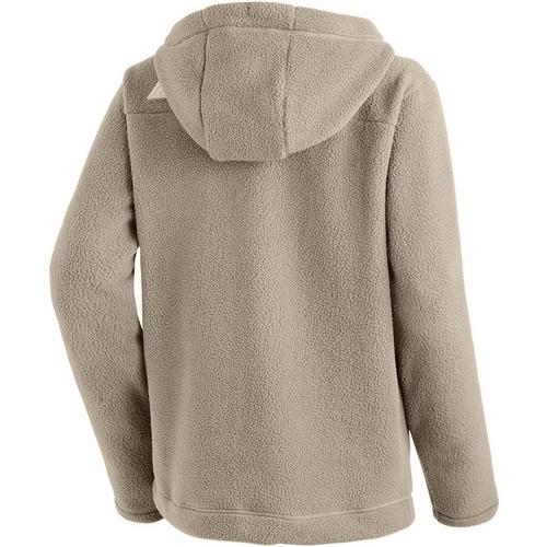 Rückansicht von Maier Sports Racka W Fleecejacke Damen Hellgrau081