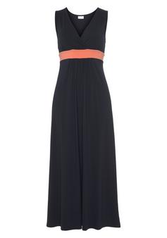 Lascana Maxikleid Maxikleid Damen marine-koralle