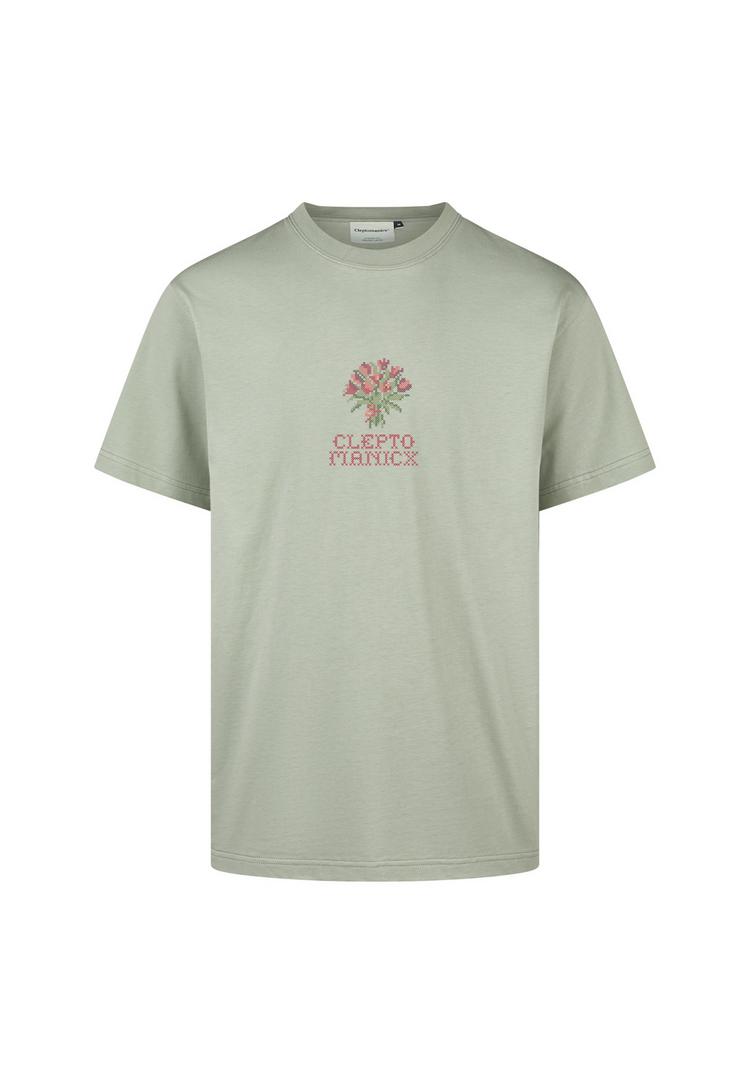 Cleptomanicx Cleptomanicx Printshirt Herren - Wrought Iron - 0 | SportScheck