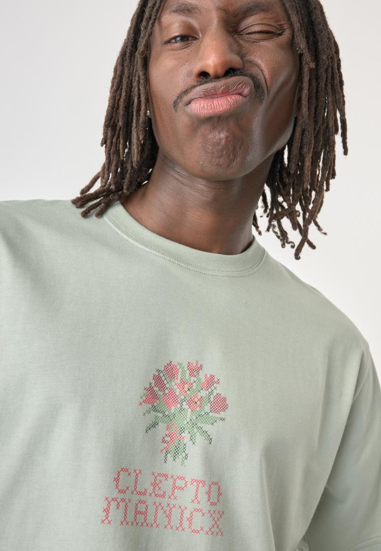 Cleptomanicx Cleptomanicx Printshirt Herren - Wrought Iron - 2 | SportScheck