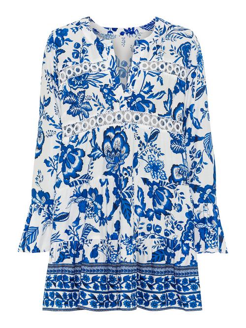 Lascana Longbluse Langarmbluse Damen