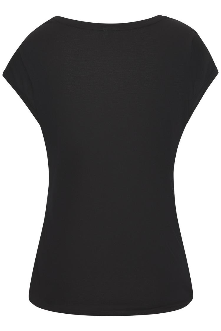 Lascana Lascana Kurzarmshirt T-Shirt Damen - schwarz - 0 | SportScheck