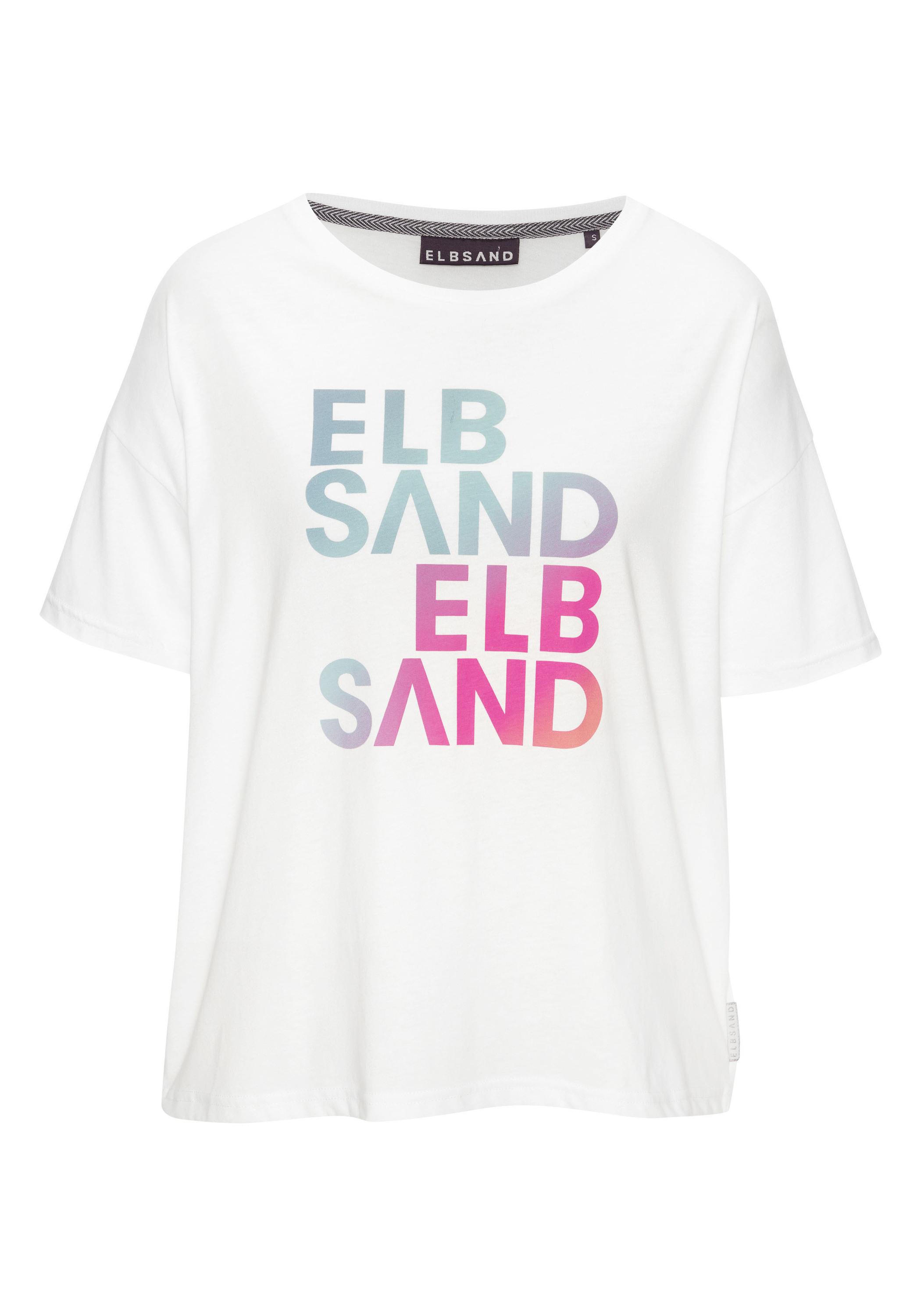 ELBSAND T-Shirt T-Shirt Damen - wei&szlig;