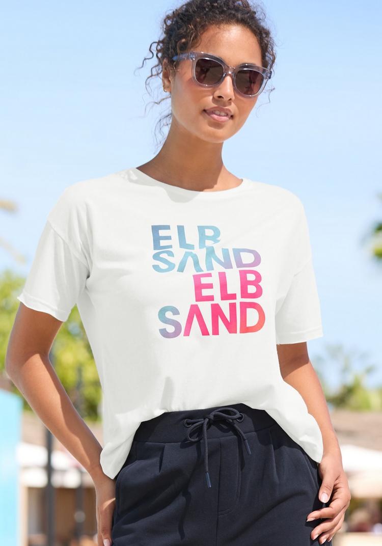 ELBSAND ELBSAND T-Shirt T-Shirt Damen - wei&szlig; - 1 | SportScheck