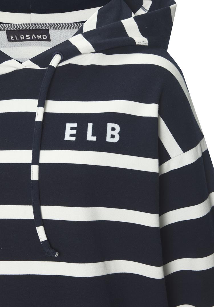 ELBSAND ELBSAND Kapuzensweatshirt Hoodie Damen - marine-wei&szlig; - 0 | SportScheck