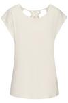 Lascana Kurzarmshirt T-Shirt Damen - creme
