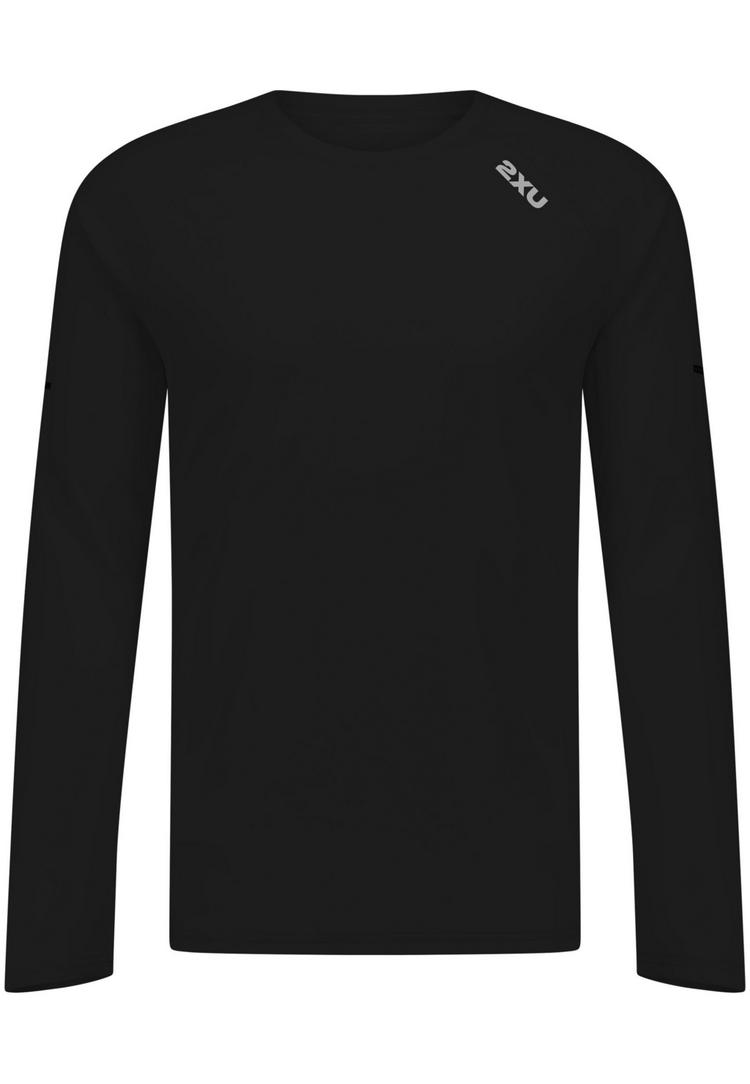 2XU 2XU Aero Mesh Long Sleeve Funktionsshirt Herren - black-silver reflective - 0 | SportScheck
