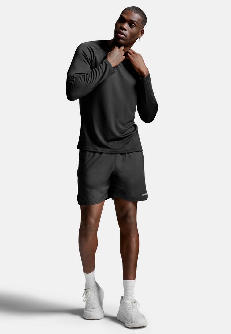 2XU 2XU Aero Mesh Long Sleeve Funktionsshirt Herren - black-silver reflective - 3 | SportScheck