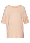 Lascana Rundhalsshirt T-Shirt Damen - peach