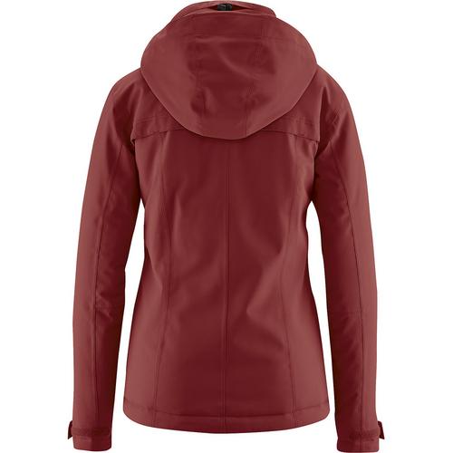 Rückansicht von Maier Sports Lisbon Skijacke Damen Dunkelrot