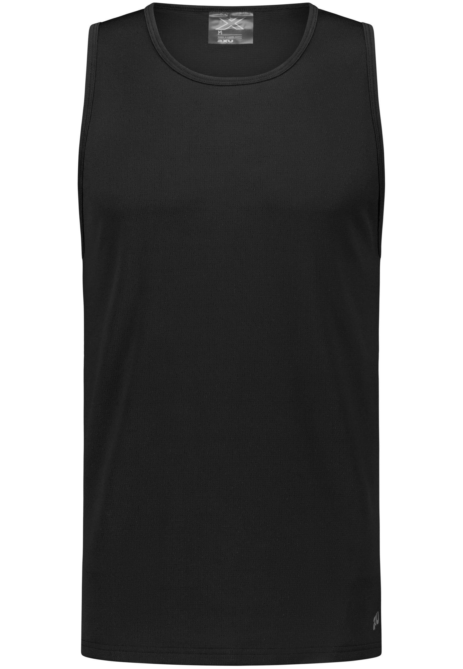 2XU Aero Mesh Tank Funktionsshirt Herren - black-silver reflective