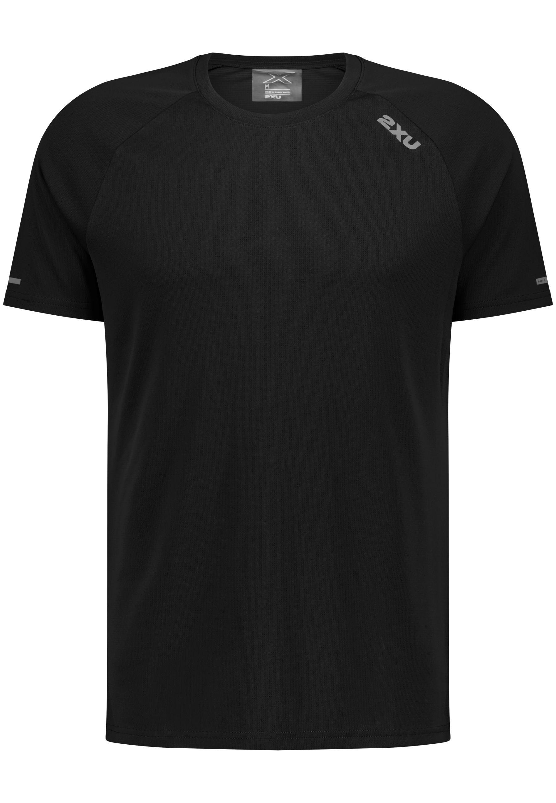 2XU Aero Mesh Tee Funktionsshirt Herren - black-silver reflective