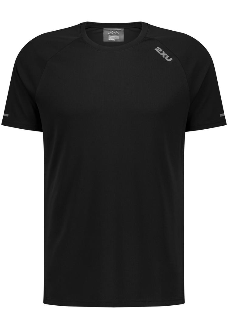 2XU 2XU Aero Mesh Tee Funktionsshirt Herren - black-silver reflective - 0 | SportScheck