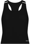 2XU Light Speed React Crop Singlet Funktionsshirt Damen - black-black reflective