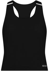 2XU Light Speed React Crop Singlet Funktionsshirt Damen - black-black reflective