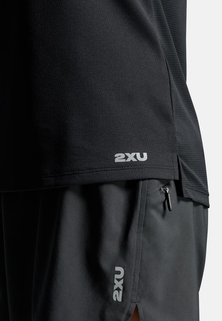 2XU 2XU Aero Mesh Singlet Funktionsshirt Damen - black-silver reflective - 5 | SportScheck