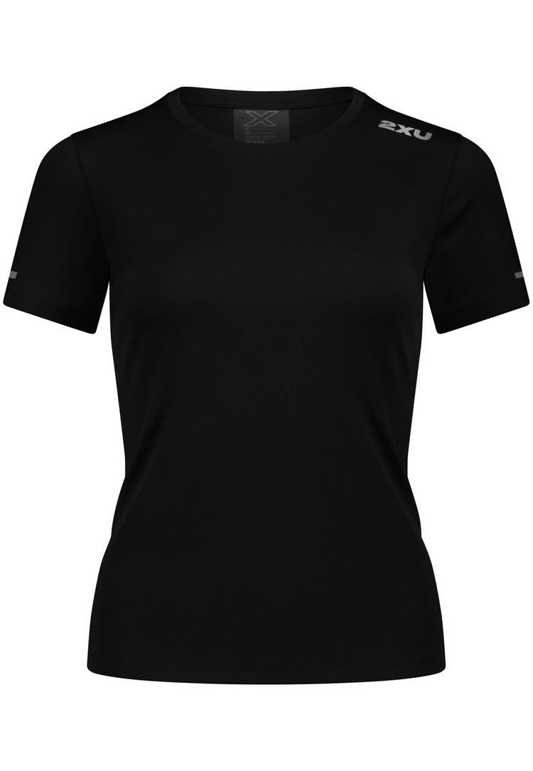 2XU 2XU Aero Mesh Tee Funktionsshirt Damen - black-silver reflective - 0 | SportScheck