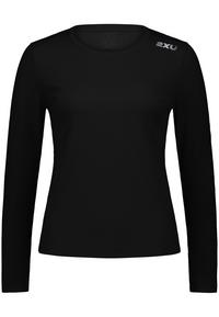 2XU Ignition Aero Mesh Long Sleeve Funktionsshirt Damen - black-silver reflective