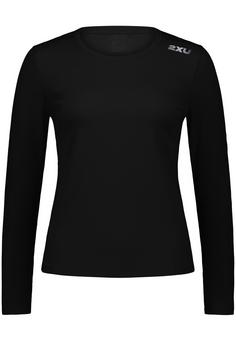 2XU Ignition Aero Mesh Long Sleeve Funktionsshirt Damen black-silver reflective