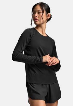 Rückansicht von 2XU Ignition Aero Mesh Long Sleeve Funktionsshirt Damen black-silver reflective