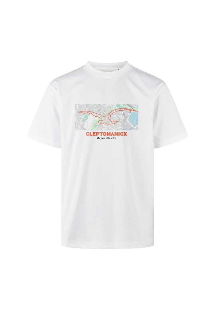 Cleptomanicx Cleptomanicx We run this Printshirt Herren - White - 0 | SportScheck