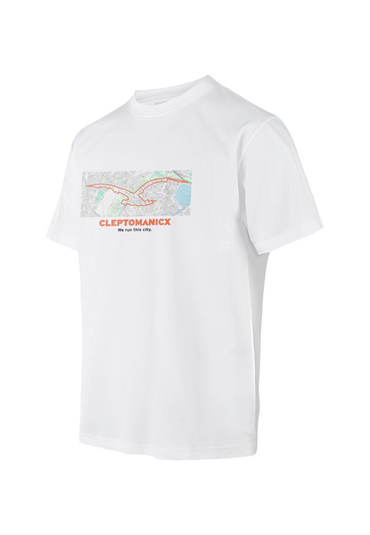 Cleptomanicx Cleptomanicx We run this Printshirt Herren - White - 0 | SportScheck