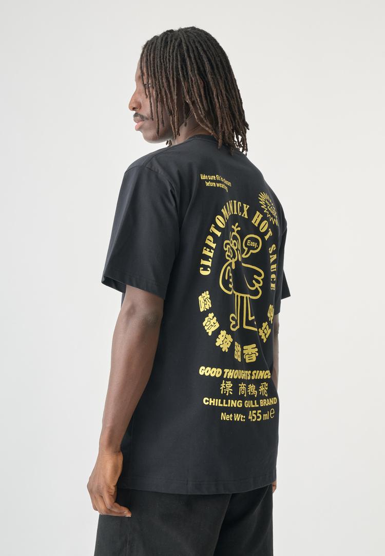 Cleptomanicx Cleptomanicx Printshirt Herren - Black - 2 | SportScheck