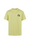 Cleptomanicx Connected Printshirt Herren - Yellow Cream