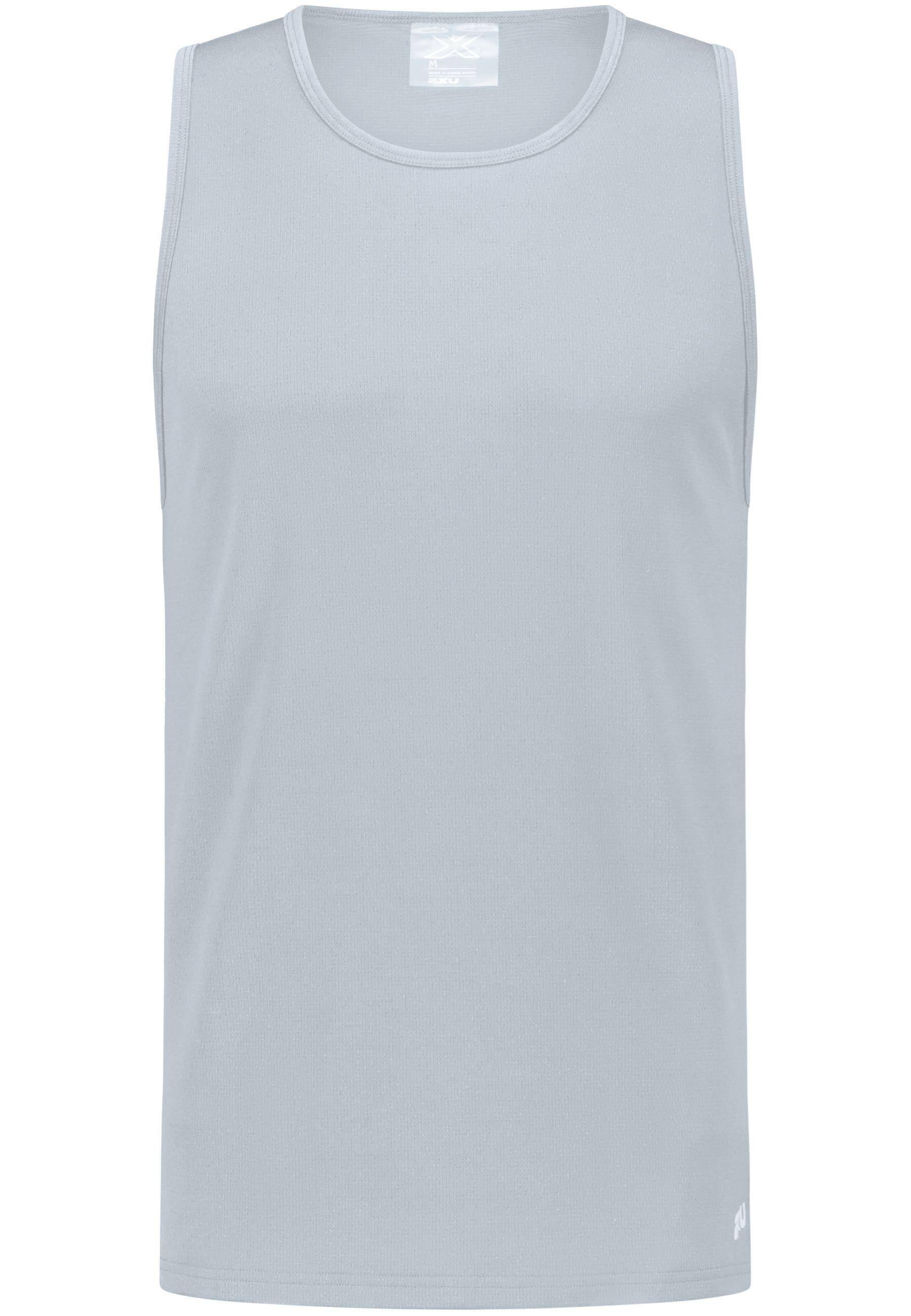 2XU Aero Mesh Tank Funktionsshirt Herren - moonstone-black reflective