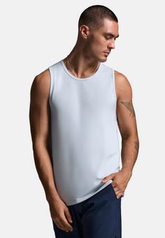 Rückansicht von 2XU Aero Mesh Tank Funktionsshirt Herren moonstone-black reflective