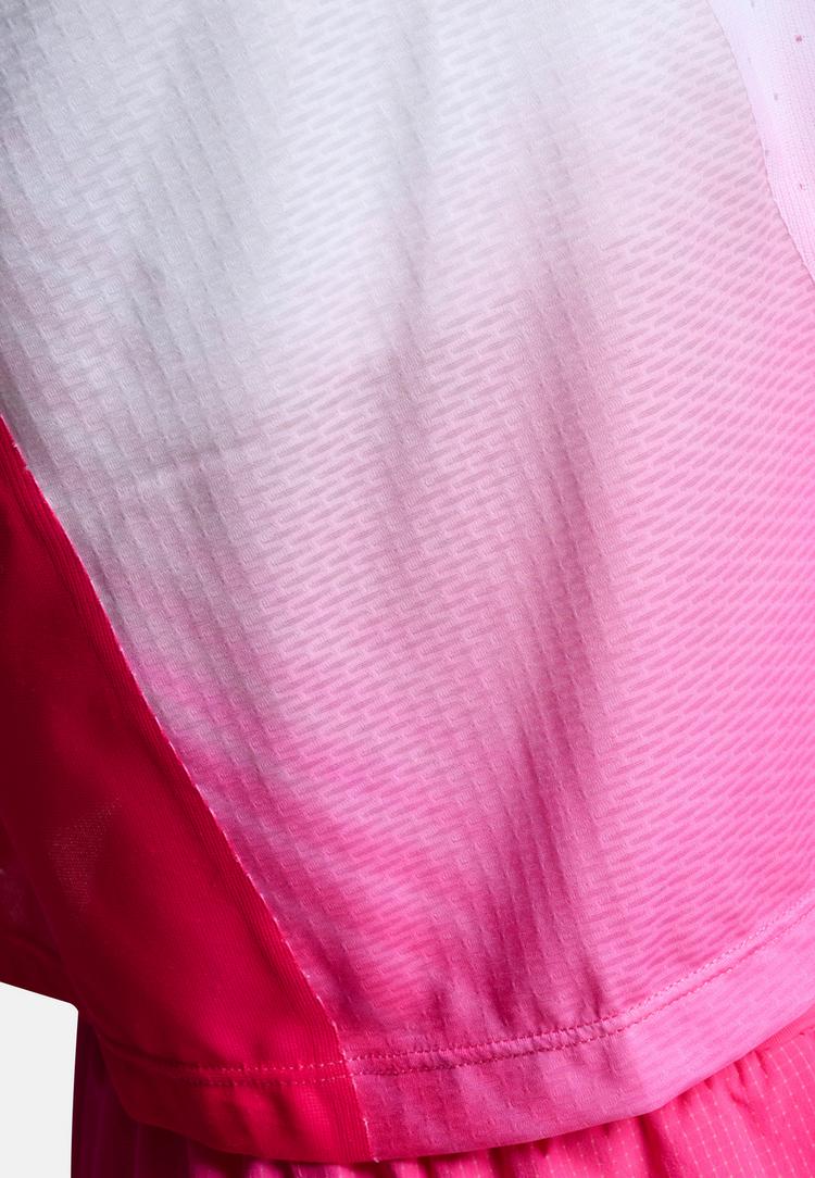 2XU 2XU Light Speed React Crop Singlet Funktionsshirt Damen - fuchsia grad-white reflective - 7 | SportScheck