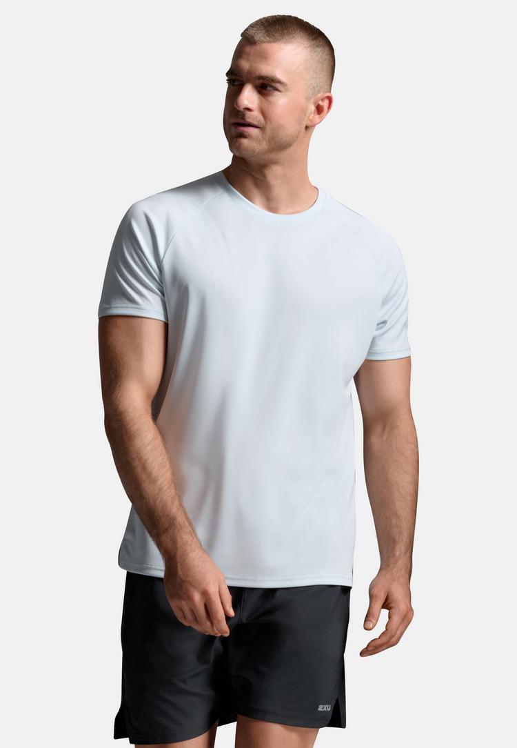 2XU 2XU Aero Mesh Tee Funktionsshirt Herren - moonstone-black reflective - 0 | SportScheck