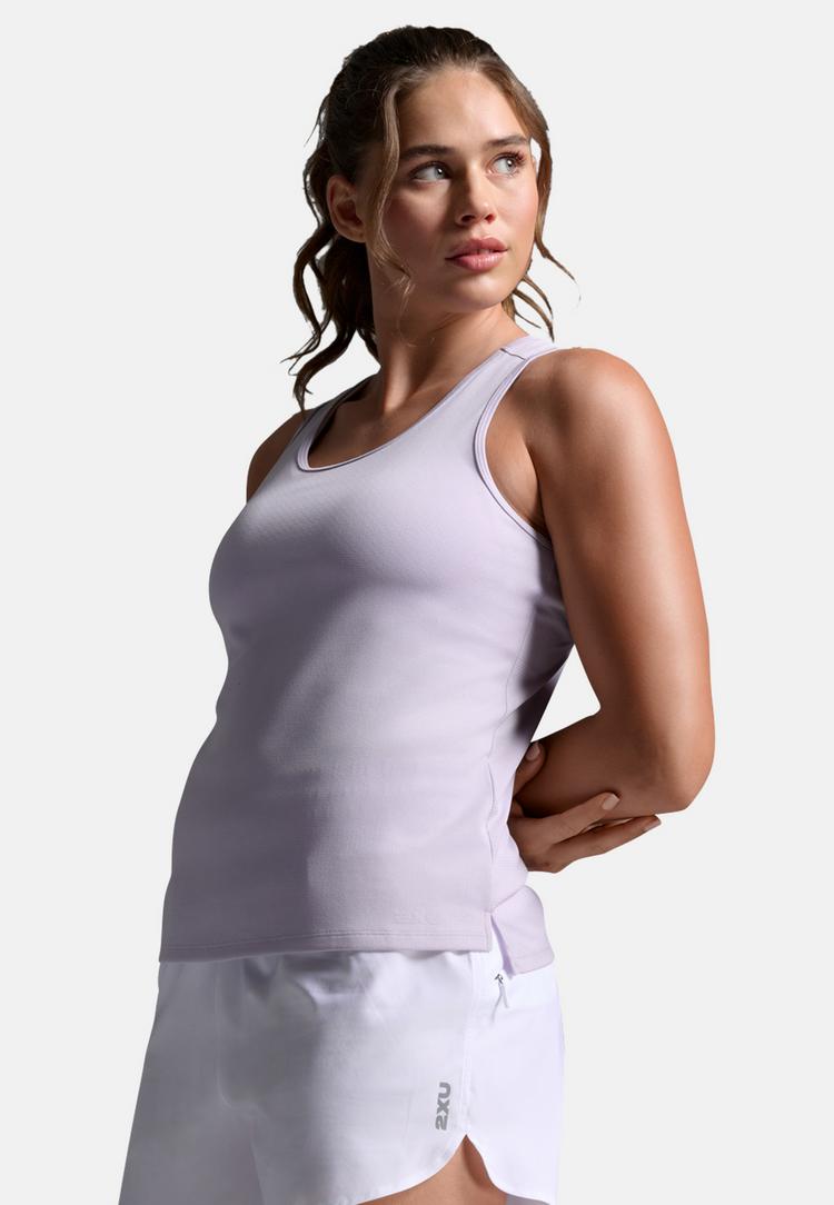 2XU 2XU Aero Mesh Singlet Funktionsshirt Damen - virtualviolet-violetreflectiv - 2 | SportScheck