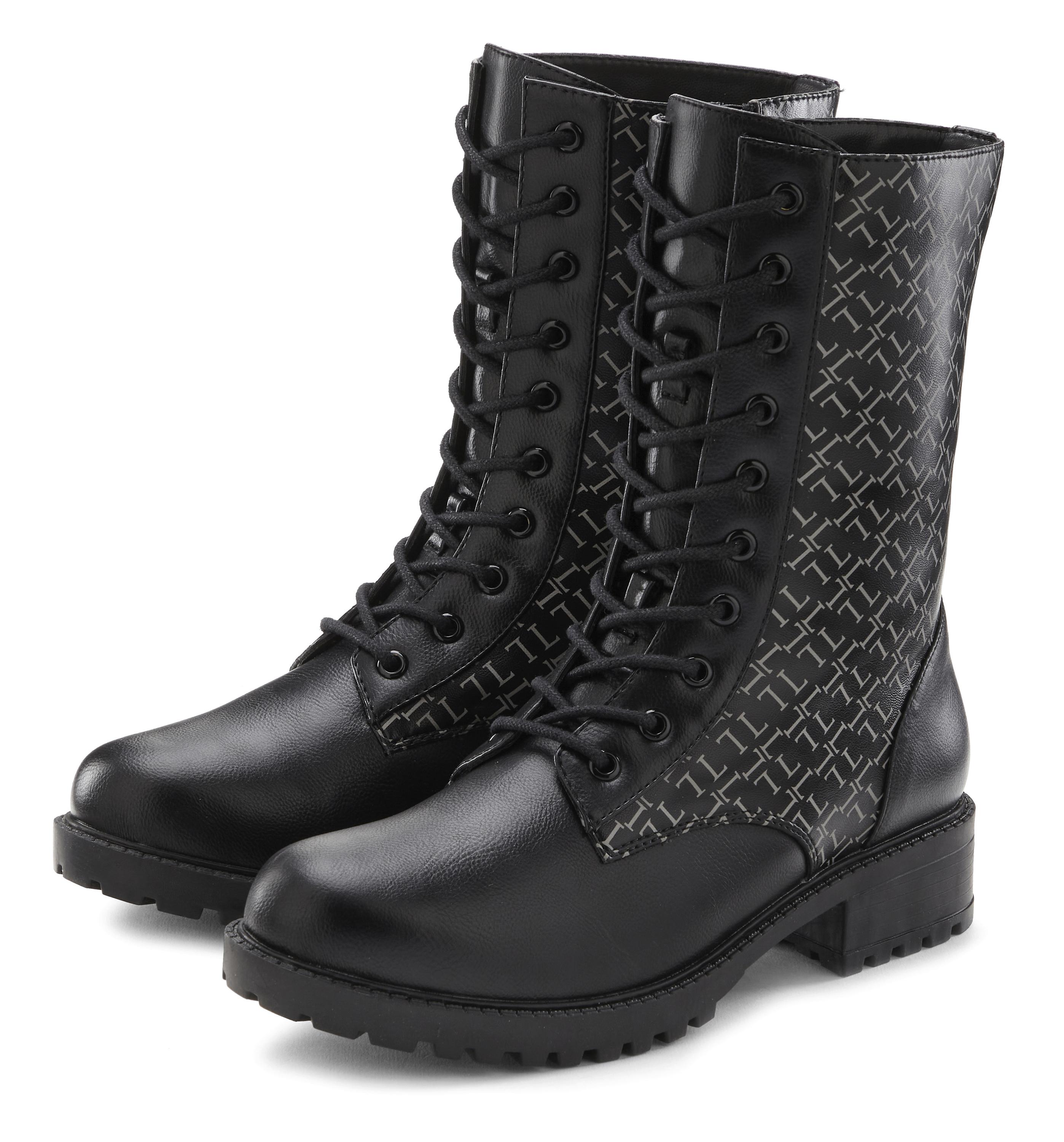 Lascana Stiefelette Boots Damen - schwarz