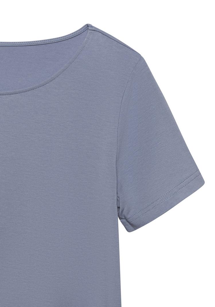 Lascana Lascana T-Shirt T-Shirt Damen - hellblau - creme - 0 | SportScheck