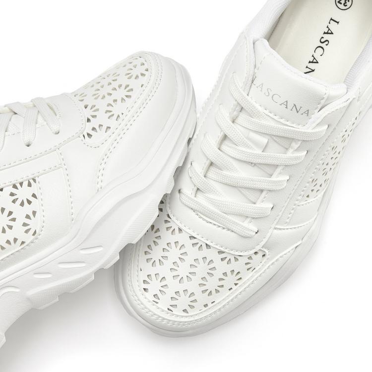 Lascana Lascana Sneaker Sneaker Damen - wei&szlig; - 4 | SportScheck