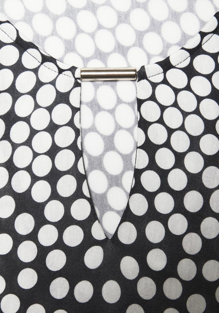 Lascana Lascana Langarmshirt Langarmshirt Damen - schwarz-creme bedruckt - 0 | SportScheck