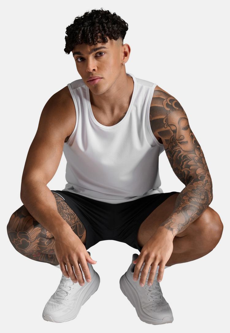 2XU 2XU Aero Mesh Tank Funktionsshirt Herren - white-silver reflective - 1 | SportScheck