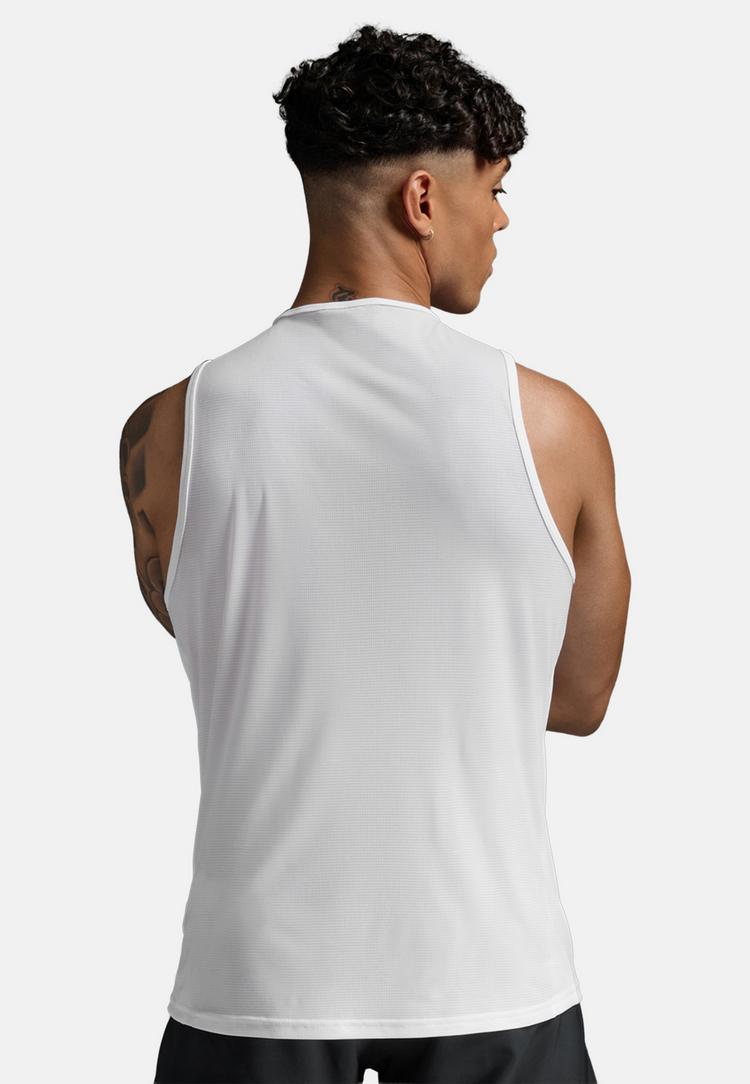 2XU 2XU Aero Mesh Tank Funktionsshirt Herren - white-silver reflective - 2 | SportScheck