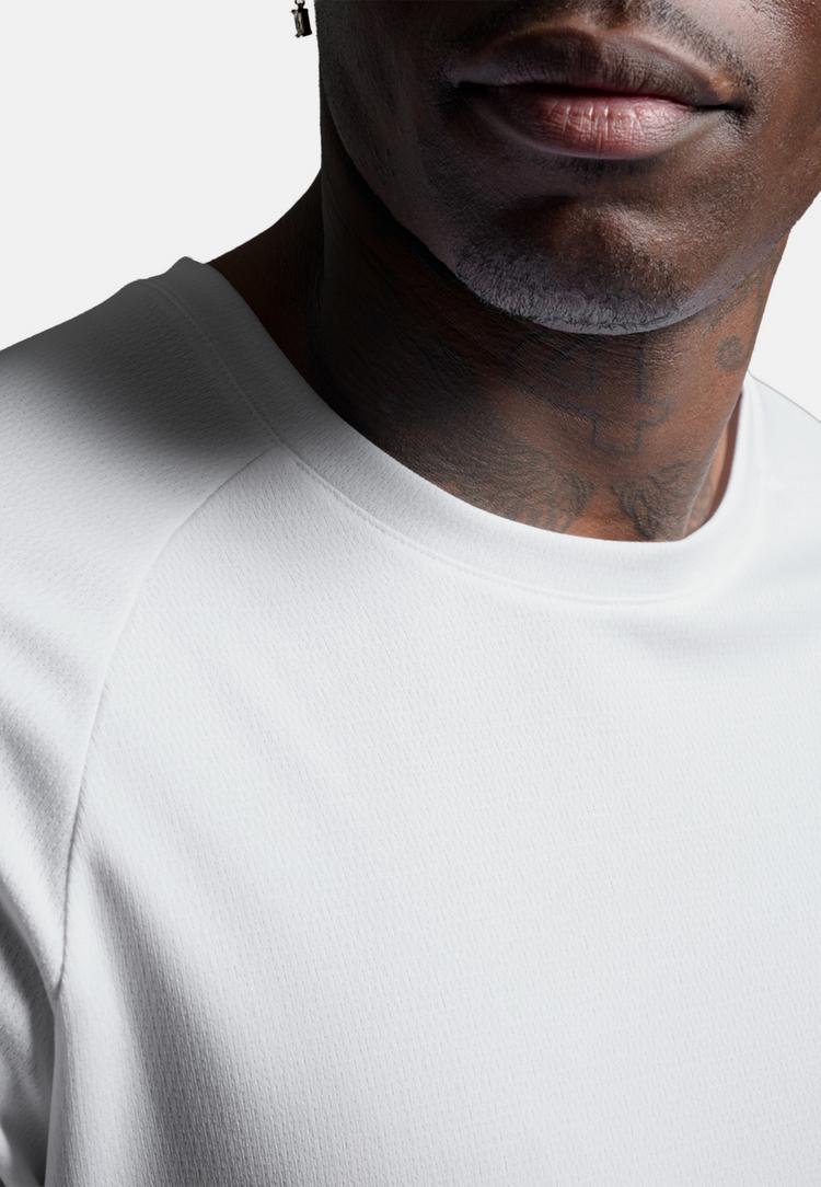 2XU 2XU Aero Mesh Tee Funktionsshirt Herren - white-silver reflective - 5 | SportScheck