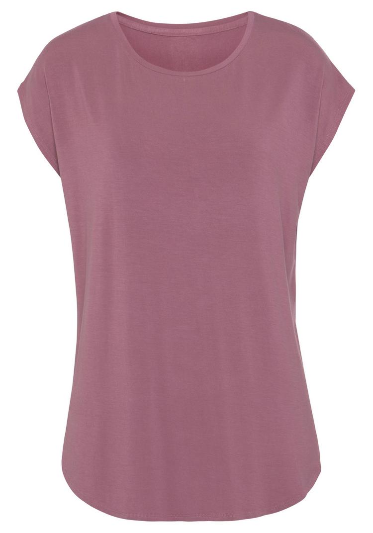 Lascana Lascana Longshirt Longshirt Damen - beere - schwarz - 0 | SportScheck